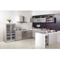 Advanced Germany machines factory directement cabinet de cuisine moderne avec portes en armoire en verre en aluminium